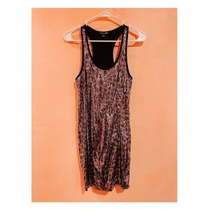 Forever 21 Sequins Animal Print Tunic Dress
